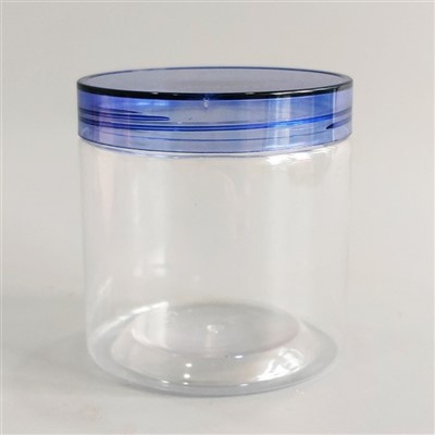 Lọ nhựa có nắp màu xanh